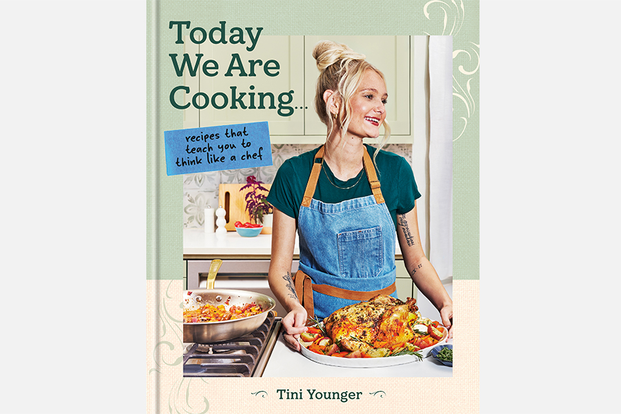 Cover of Tini Younger Cookbook with Text 